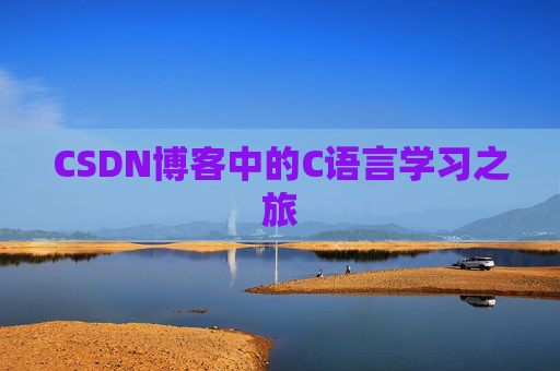 CSDN博客中的C语言学习之旅